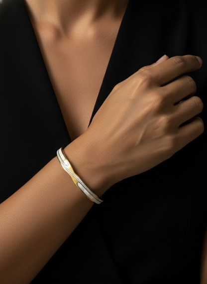 Golden Mother-of-Pearl Bracelet | Jueria