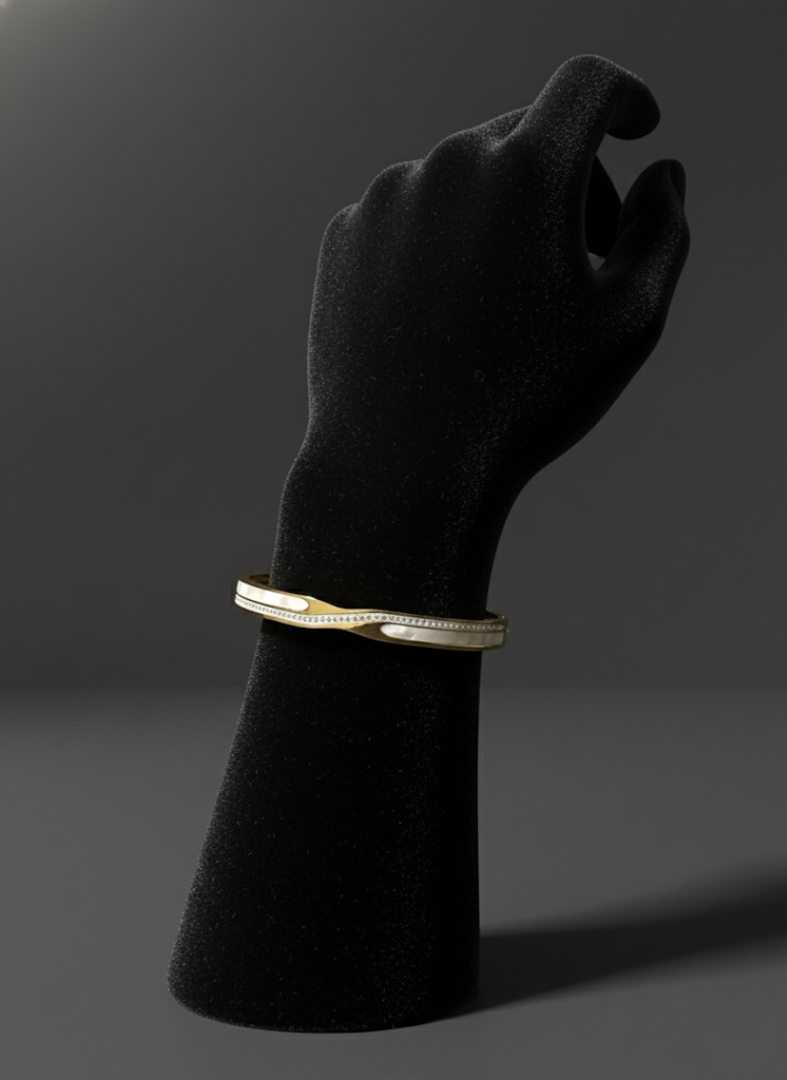 Golden Mother-of-Pearl Bracelet | Jueria