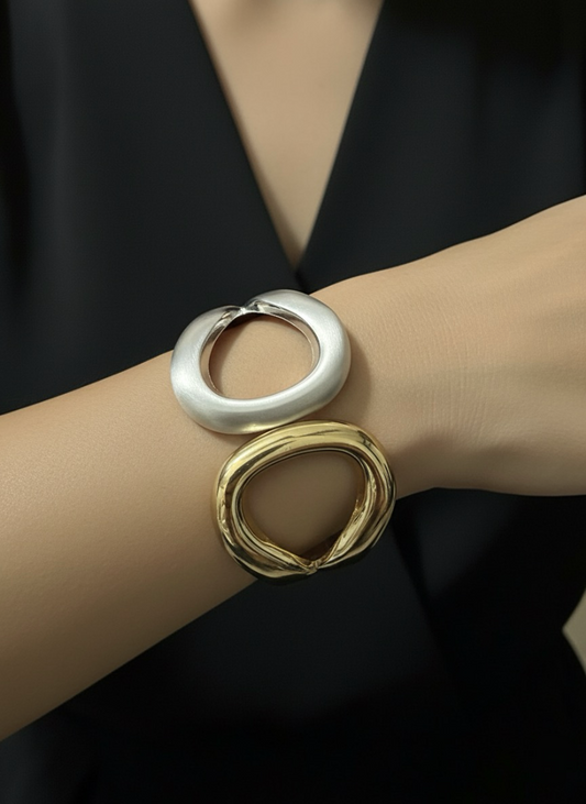 Duotone Organic Wave Bracelets | Jueria