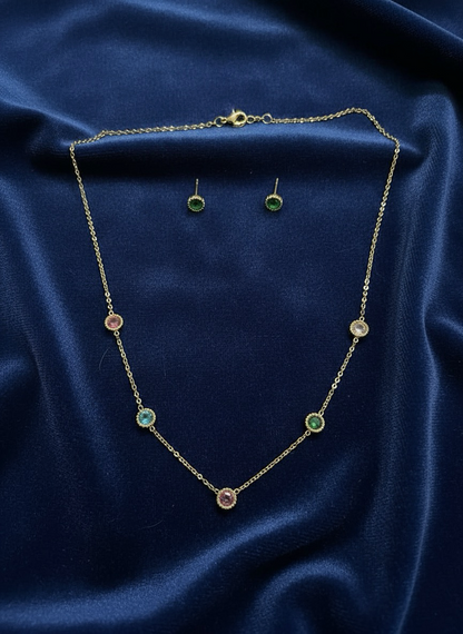 Mosaic Muse Gemstone Set | Beautiful Jewellery Under 500 | Jueria