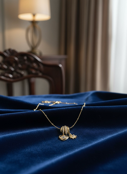 Celestial Charm Necklace | Jewellery Gift Set | Jewellery Under 500 | Jueria