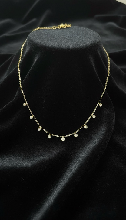 Golden Droplet Necklace | Best Jewellery Under 500 | Jueria