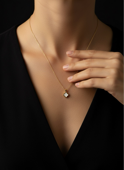 Mother of Pearl Clover Pendant | Beautiful Pendent Under 500|  Jueria