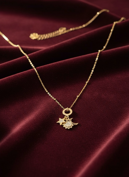 Celestial Charm Necklace | Beautiful Pendent Under 500 |  Jueria