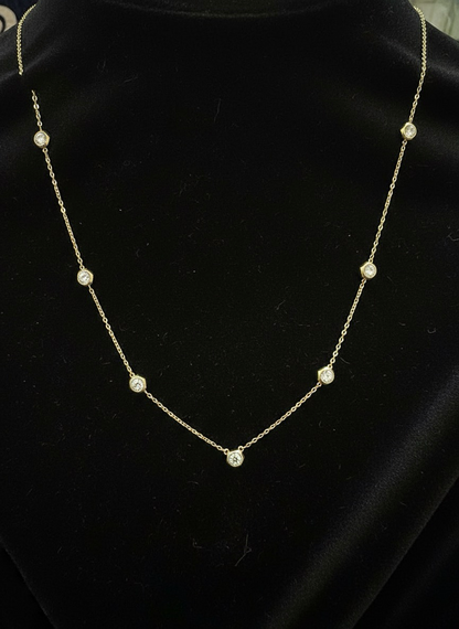 Gold Solitaire Necklace | Beautiful Necklace Under 500 | Jueria