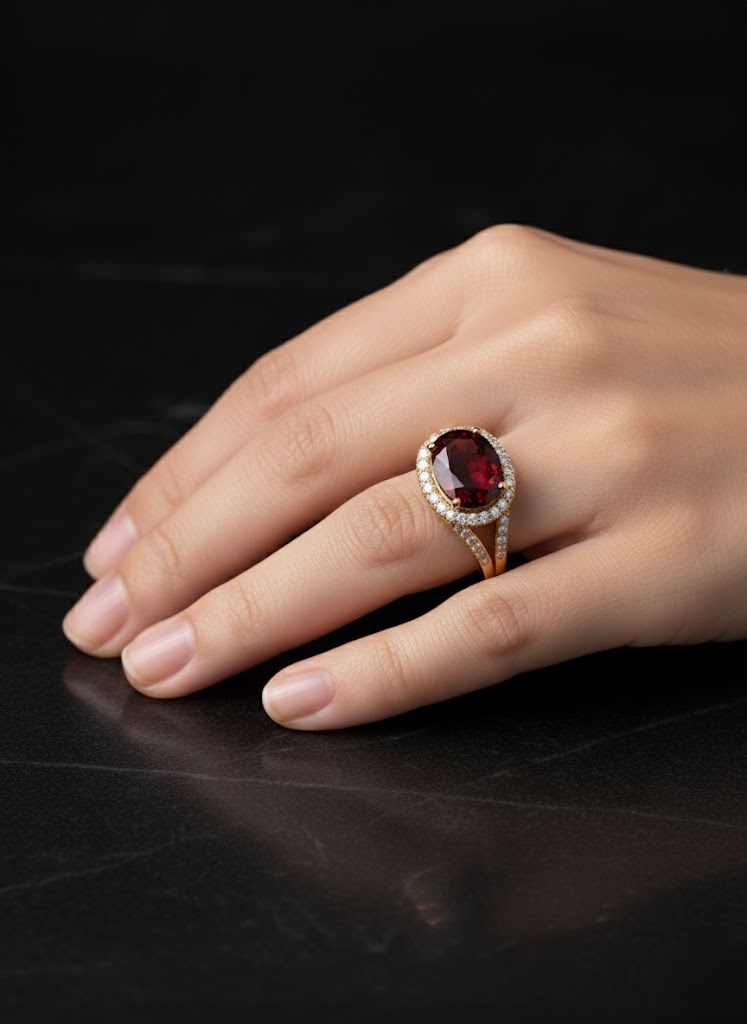 Rose Glow Ring | Jueria